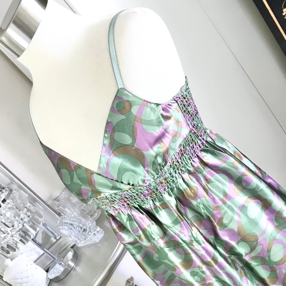 Satin Sundress Dress Small - Picture 2 of 6